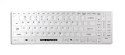 Baaske Medical 2010971 klawiatura Medyczna USB QWERTY Niemiecki Biały