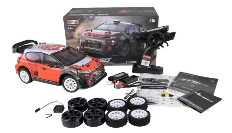 Samochód Amewi Hyper Go Citroen C3 WRC Rallye/Drift 4WD 1:14 RTR