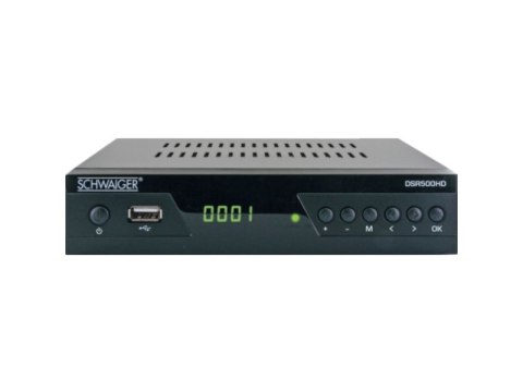 Schwaiger DSR500HD set-top box (dekoder STB) Kabel. Full HD Czarny