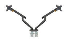 BakkerElkhuizen Bakker Elkhuizen Flexible Dual - Zestaw montażowy - Regulowane podwójne ramię - Do 2 monitorów - Aluminium, stal