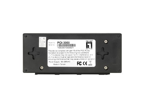 Wtryskiwacz mocy LevelOne POI-3000 30 W - Gniazda wyjściowe: 1