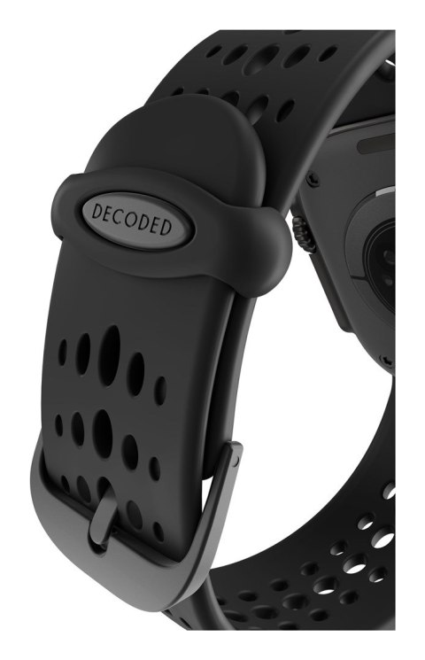 Decoded Ares O Watch Band Czarny Silikon