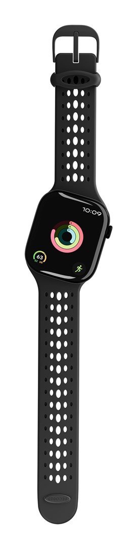 Decoded Ares O Watch Band Czarny Silikon