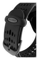 Decoded Ares O Watch Band Czarny Silikon