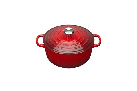 Garnek Le Creuset Signature apvalus 20 cm czerwony