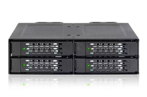 Płyta montażowa IcyDock 4x6.3cm SATAI-III w 1x5.25" HDD/SSD bk