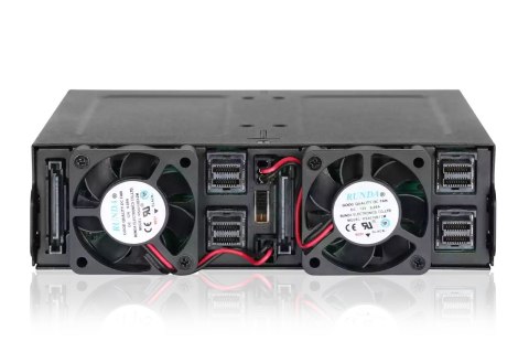 Płyta montażowa IcyDock 4x6.3cm SATAI-III w 1x5.25" HDD/SSD bk