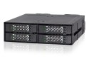 Płyta montażowa IcyDock 4x6.3cm SATAI-III w 1x5.25" HDD/SSD bk