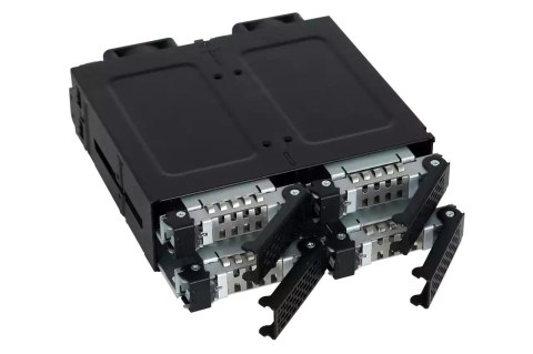 Płyta montażowa IcyDock 4x6.3cm SATAI-III w 1x5.25" HDD/SSD bk