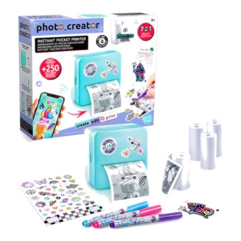 Natychmiastowa drukarka kieszonkowa Canaltoys