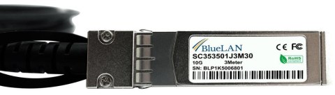 BlueOptics JD096C-BL kabel InfiniBand / światłowodowy 1 m SFP+ Czarny