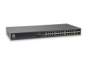 Level One GEP-2682 - Switch - L3 Lite - zarządzany - 24 x 10/100/1000 (PoE+) + 2 x Gigabit SFP - do montażu w szafie - PoE+