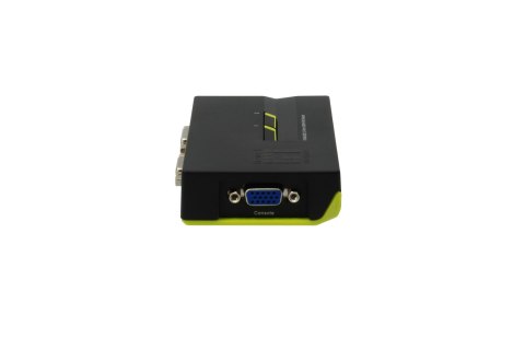 LevelOne KVM-0221 przełącznik KVM Czarny, Zielony
