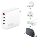 4smarts Ladegert GaN Flex Pro 100W 3 USB-C+1 USB-A. Podróż