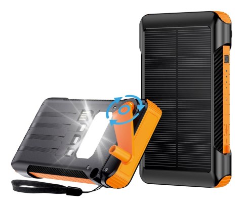 ACV Awaryjny Power Bank 10000mAh Ładowarka słoneczna i ręczna (797255)