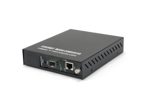 LevelOne GVM-1000 - Media konwerter - Ethernet, Fast Ethernet - 10Base-T, 100Base-TX, 1000Base-T, 1000Base-X - RJ-45 / SFP (mini