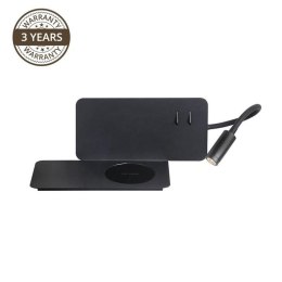 Kinkiet lampa ścienna FIJI 19132-BK 5+3W LED z ładowarką czarny