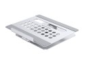 CONCEPTRONIC Uchwyt na laptopa ze stacją dokującą 7 w 1 srebrny