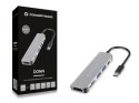 Conceptronic DONN02G stacja dokująca USB 3.2 Gen 1 (3.1 Gen 1) Type-C Aluminium