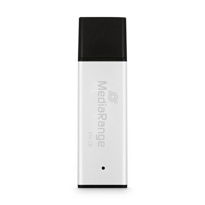 MediaRange MR1903 pamięć USB 256 GB USB Typu-A 3.2 Gen 1 (3.1 Gen 1) Czarny, Srebrny