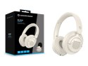 Conceptronic ALVAH02C słuchawki/zestaw słuchawkowy Przewodowy i Bezprzewodowy Opaska na głowę Muzyka Bluetooth Kremowy