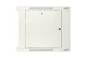 Extralink Szafa rack 12U 600x600 AZH Szara montowana na ścianie, dwusekcyjna