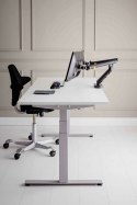 BakkerElkhuizen Bakker Elkhuizen Flexible Dual - Zestaw montażowy - Regulowane podwójne ramię - Do 2 monitorów - Aluminium, stal