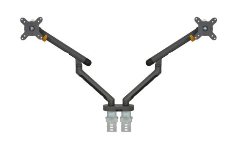 BakkerElkhuizen Bakker Elkhuizen Flexible Dual - Zestaw montażowy - Regulowane podwójne ramię - Do 2 monitorów - Aluminium, stal