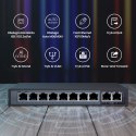 Extralink Switch PoE CERES 8x 100Mb/s PoE/PoE+, 2x RJ45 Uplink 100Mb/s, 96W