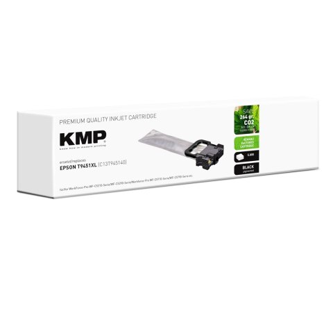KMP 1645,4001 nabój z tuszem 1 szt. Zamiennik Czarny