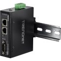 Brama przemysłowa TRENDnet TI-M12 - 100Mb LAN, RS-232, RS-485, Modbus, RS-442 - DC - Możliwość montażu na ścianie / szynie DIN -