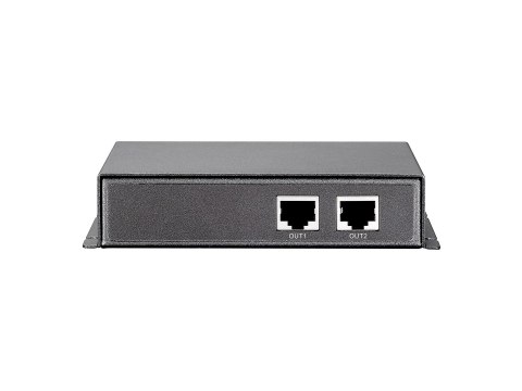 LevelOne POR-0102 2-portowy wzmacniacz PoE - Repeater - 2 porty - 10Base-T, 100Base-TX, 1000Base-T - Zewnętrzne - do 100 m