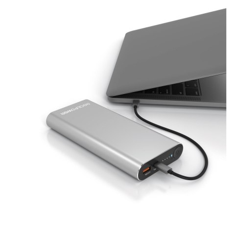 Powerbank RealPower PB-20000PD Pro srebrny 20 000mAh