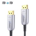 FiberX FX-I260-010 kabel DisplayPort 10 m Czarny, Srebrny