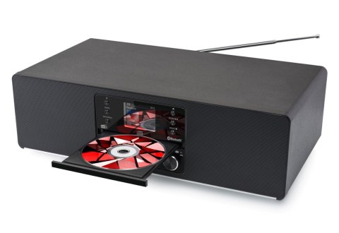 Mini wieża internetowa JVC RD-E984B Wi-Fi Bluetooth DAB+ CD Czarna