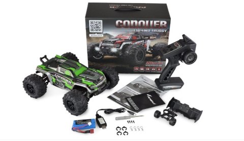 Amewi RC Car Conquer Truggy Li-Ion 1300mAh zielony/14+