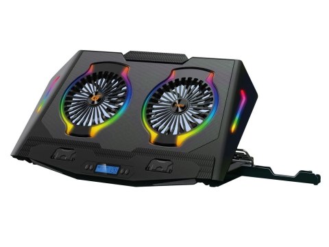 Conceptronic THYIA02B podkładka chłodząca do laptop 43,2 cm (17") Czarny
