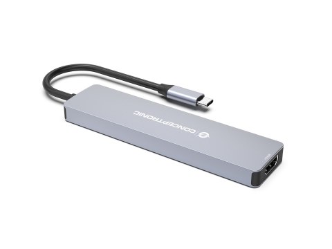 Conceptronic DONN19G stacja dokująca Przewodowa USB 3.2 Gen 1 (3.1 Gen 1) Type-C Szary
