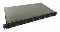 Helos 375551 stojak 1U Czarny