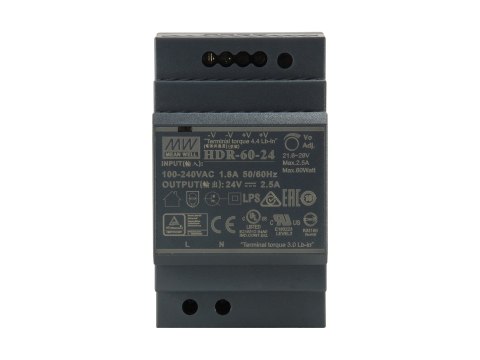 LevelOne POW-2421 moduł zasilaczy 60 W Czarny