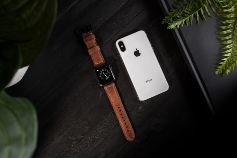 Nomad NM1A4RBT00 inteligentne akcesorium osobiste Band Brązowy Skóra
