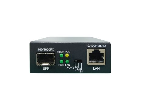 LevelOne GB Konwerter RJ45->SFP 1Gbps PoE PSE 60W