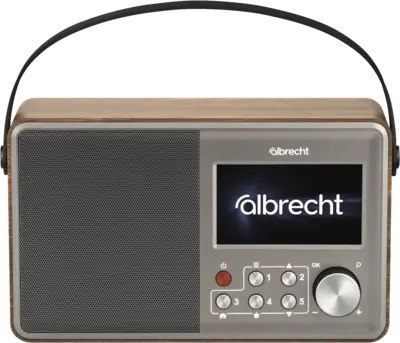 Albrecht DR 862 Przenośny Cyfrowy Szary, Drewno