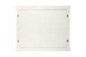 Extralink Szafa rack 12U 600x600 ASP Szara montowana na ścianie, drzwi blaszane pełne