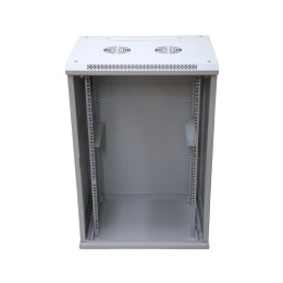 Extralink Szafa rack 15U 600x450 Szara montowana na ścianie