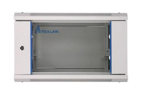 Extralink Szafa rack 6U 600x600 Szara montowana na ścianie