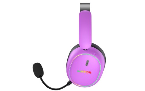 HATOR Phoenix 2 Wireless Zestaw słuchawkowy Przewodowy i Bezprzewodowy Opaska na głowę Gaming USB Type-C / USB Type-A Bluetooth 