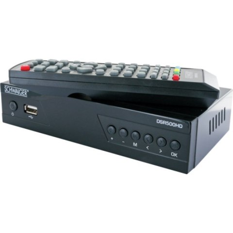Schwaiger DSR500HD set-top box (dekoder STB) Kabel. Full HD Czarny