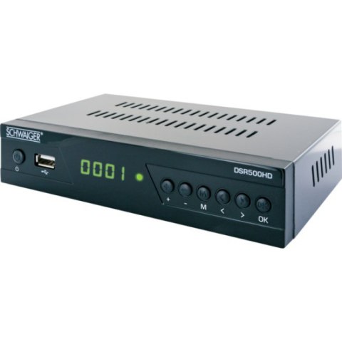 Schwaiger DSR500HD set-top box (dekoder STB) Kabel. Full HD Czarny