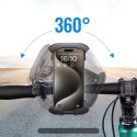 Uchwyt na telefon na rower motocykl kierownicę uniwersalny czarny